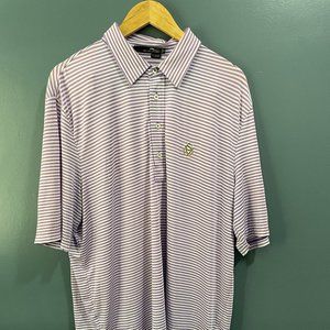 Polo RLX Ralph Lauren Mens XL - Purple Striped POLO Golf SHIRT Stretch